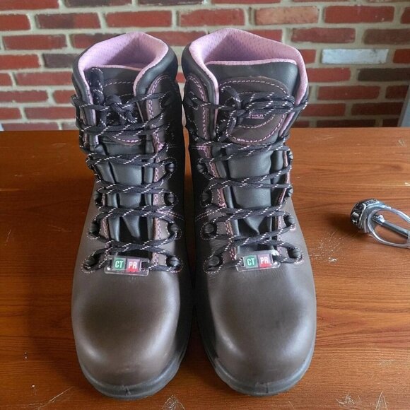 Avenger Framer A7123 Brown/Lilac Work & Safety Boots Women's SZ 9.5M - Picture 1 of 8